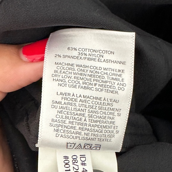 Express Black Print Everyday Performance Dress Shirt - Picture 3 of 5